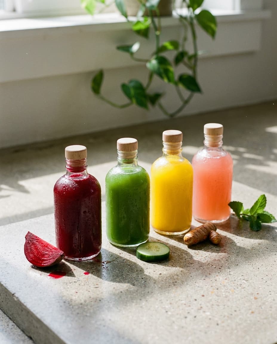 Cold-pressed juice flight (Box 1)