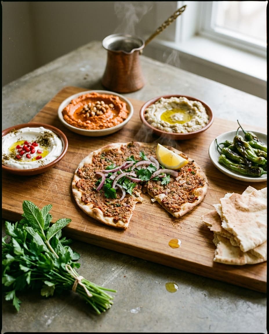 Turkish lahmacun & mezze (Box 3)